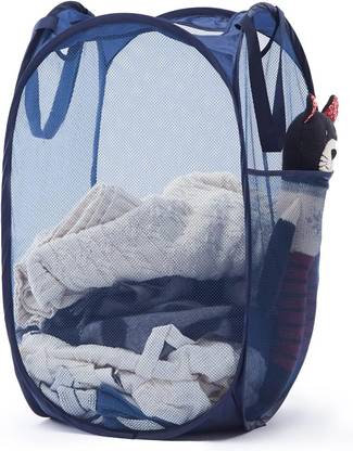 Meswarn 30 L Blue Laundry Basket