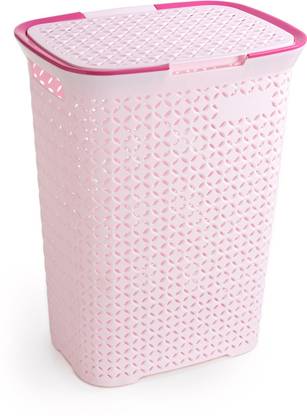 ACTIONWARE 50 L Pink Laundry Basket