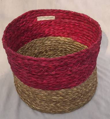Karmakriti 30 L Red Laundry Basket