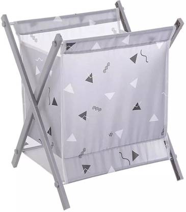 Dherik Tradworld Multifunctional Storage Basket Foldable Dirty Clothes Basket Laundry Trolley