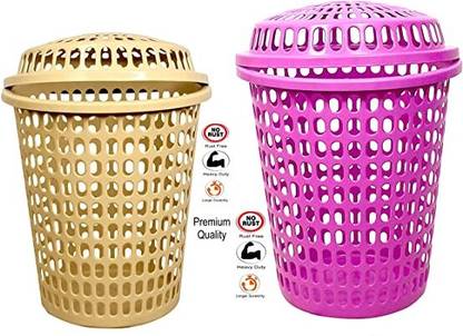 DRFGV 30 L Pink Laundry Basket