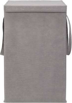 IMCREATIONS 70 L Grey Laundry Basket