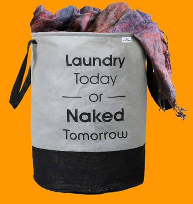 Oneclickshopping 45 L Grey Laundry Bag