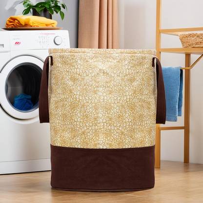 KUBER INDUSTRIES 45 L Brown Laundry Bag
