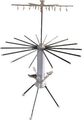 RAITHAMITHRA Movable & Foldable Heavy Stainless Steel Cloth dry stand Stainless Steel Retractable Clothesline