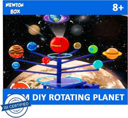 Little Olive Newton Box DIY Rotating Planet Experiment Kit |Toys for boys and girls