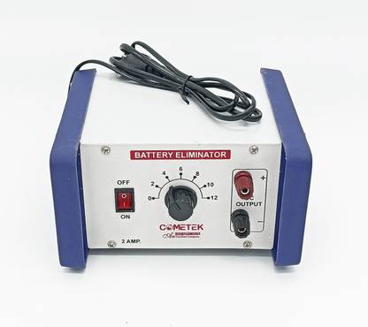 COMETEK Battery Eliminator Power Supply, Selectible DC Voltage [2,4,6,8,10,12] at 2 Amps