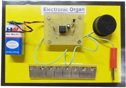 MELODY's Electronic Organ Using Ic 555 Working Model For School