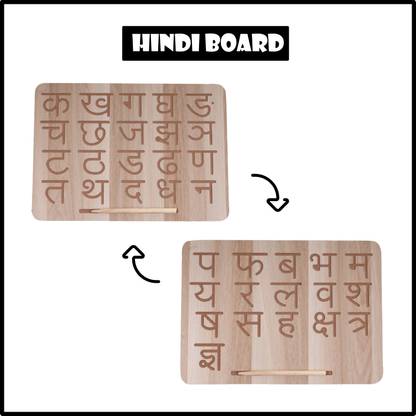 Zysia Hindi Letter Typing Board Puzzel English Alphabet Tracing Board And Dummy Pencil