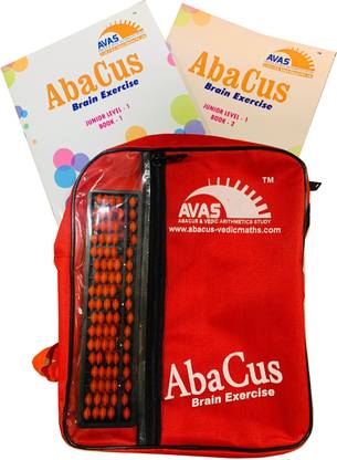 AVAS ABACUS JR LEVEL 1 (BOOK 1 & 2) With Bag & Tool