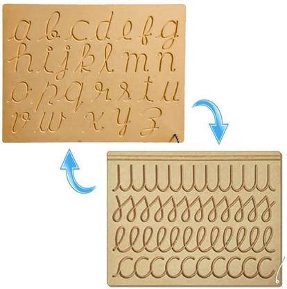 RCW Tracing Board of Cursive Pattern/Small abc for Kids