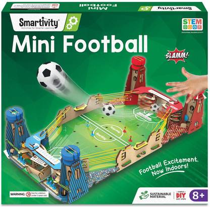 Smartivity DIY Mini Football, Soccer Table STEM Fun Toys for Age 6 to 14