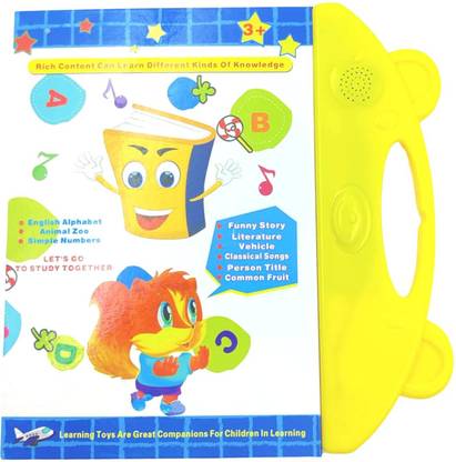 Samvardhan ntelligence Book Sound Book for Children, English Letters & Words Learning Book