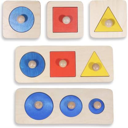 Poco Nido Introduction to shapes (Single shape puzzles + Multi shape puzzles)