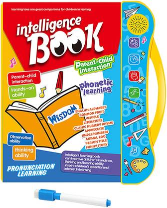 MEZIRE ®Kids Intelligence E-Book|Early Learning|Education Book With Sound (Age 3+)