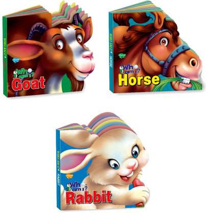 GO WOO Goat, Horse, Rabbit | Set Of 3 Story Books