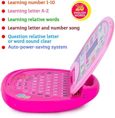 SHOPEE Numbers Alphabets Learning Toys with Led Display, Music, Spell & Asking Mode