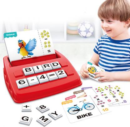 PATPAT Spelling Games for Kids,Brain Games for Kids with Flash Cards