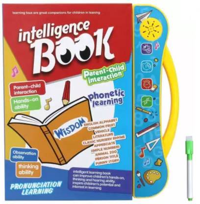 Intelligent Fetching (IND*18) Intelligence Educational Interactive Book for 3+ Year Kids .