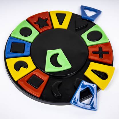 VrajVilla Circle Shape Sorter Jigsaw Puzzle Toy Shape & Color Recognition Geometric Board