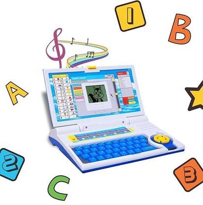 JOLARY Smart Baby Learning Kids Computer 20 Fun Activities Laptop for Babies