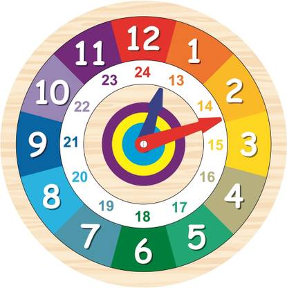 BULL CARDBOARD CLOCK TOY