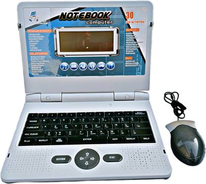 Ruhani 30 Activities Learning Educational Laptop Computer Toy For Kids