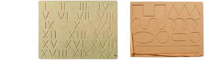 REWASHREE CRAFT WORLD Roman Ginti 1-20 & Old Pattern Combo Tracing Boards Nursery Kids