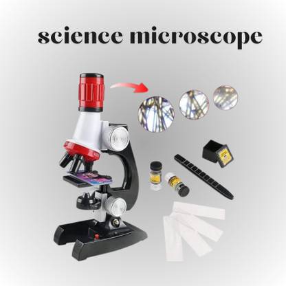 Glenston Science Kits with Slides Educational Beginner Microscope Kit