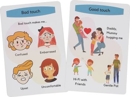 pikaboo Good Touch Bad Touch FlashCards for Early Learning 2 3 4 5 Years