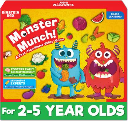 Einstein Box Feed The Monster Game for 2-5 Years Old|Toys/Gifts for Boys/Girls Ages 2-5 Years