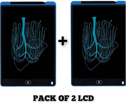 Profecto Digital slate with pen for kids LCD writing board PACK OF 2