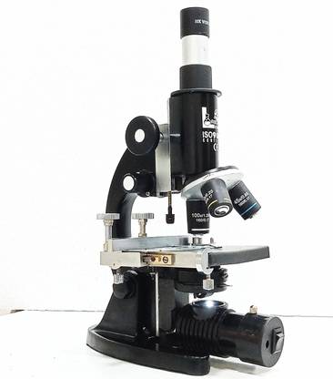 labcare Monocular Compound Microscope Mag: 100x to 450x to 1000x with LED Light