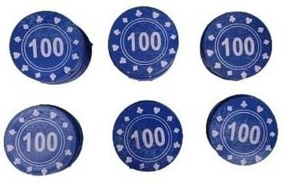 MOREL 100RS PLASTIC CURRENCY TOKEN COINS COUNTERS CHIPS POKER PLAYING DENOMINATION