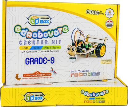 Sparklebox Robotics Kit | Grade 9 | 21 Experiments | Ideal Gift for Kids of Age 13 Years and Above | Hands on Learning | DIY Kit | Fun Learning