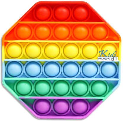 Kids Mandi Pop It Fidget Toy | Octagon Shaped Sensory Toy for Kids and Adults