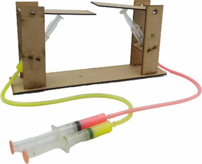 Potlibaba Hydraulic Bridge Educational DIY STEM Kit, Skill Based Fun Toys