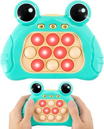 Kiditos Quick Push Bubble Pop Electric Pop It Game Stress Relief Toy with Music & Lights