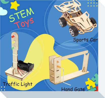 TATV QALAA 3 in 1 STEM Project Educational Learning Toys for Kids {6-12yrs}-Working Model
