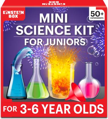 Einstein Box Mini Science Kit for Juniors | Science Kits for Boys & Girls Ages 3-6-8 Years |