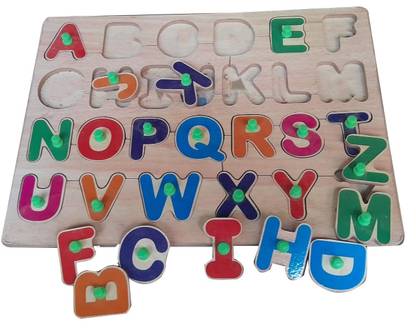 ELEXN Top Sale Alphabet Educational Learning Jigsaw Puzzles Building Block Kids Toys