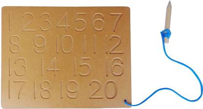 Plus Shine Alphabets and numbers Toys 1-20 Counting Learning Practice Slate Tracing Puzzle