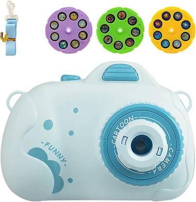 giftsrus Projector Camera Toy for Kids with 3 Slides-Cartoon Projection Camera