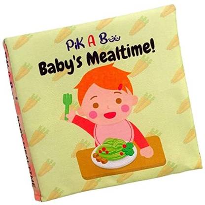 pikaboo Babies Infant Kids Early Development Cloth Book