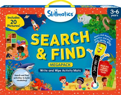 Skillmatics Preschool Learning Activity - Search and Find Megapack, Perfect for Ages 3 - 6