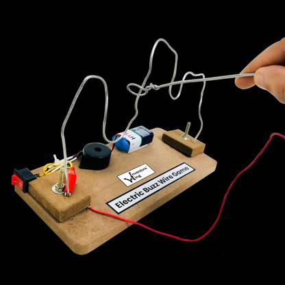 Inventors Wing Electric Buzz Wire Game Kit | Wire Loop Game | Electric Circuit Game Kit