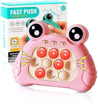 Bazaar Quick Push Machine Pop Fidget Light-Up Electronic Sensor Party Favors