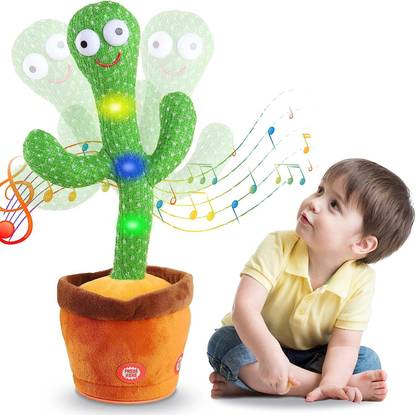 TRU TOYS Dancing Cactus for Kids Talking Toys Baby Repeat What You Say with Light Music