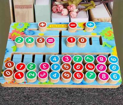 FORSIKHA Learning Counting Matching Math Numerical Calculator Board Maze Tracing Puzzle