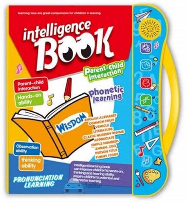 CRAFTY CUDDLE Musical Learning Study Book with Number, Letters, Animals etc